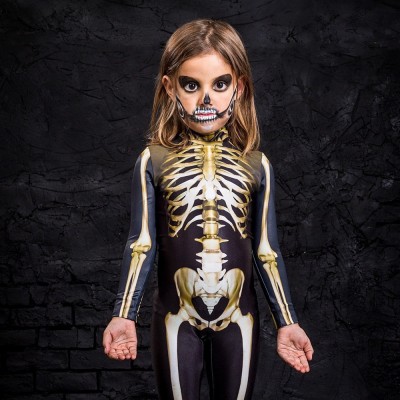 Skeleton Halloween Costume For Kid